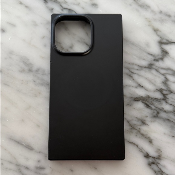 Flaunt Other - Sleek Flaunt Square Black iPhone 15 ProMax Case